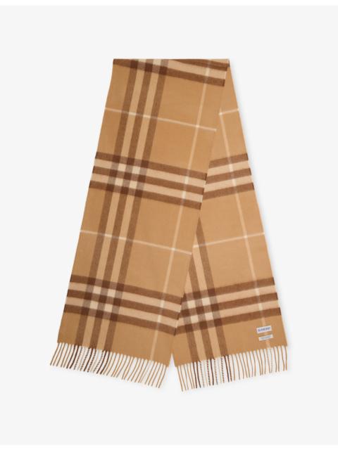 Burberry Check Cashmere Scarf