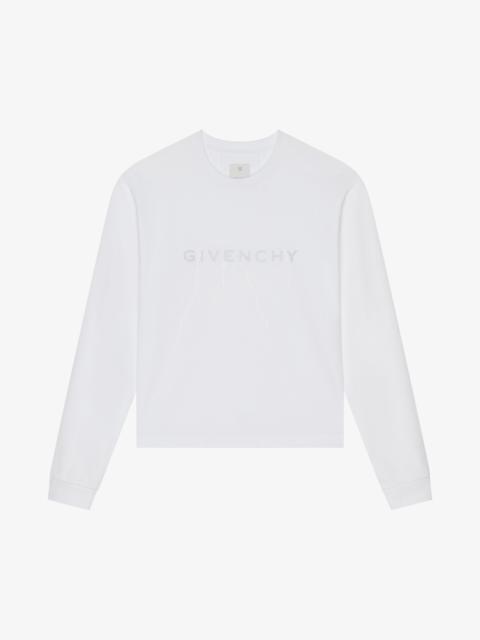 BOXY FIT T-SHIRT IN COTTON WITH REFLECTIVE ARTWORK