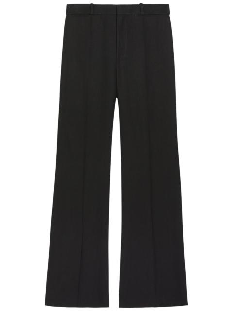 Chloé Chloe Cotton Flared-leg Trousers