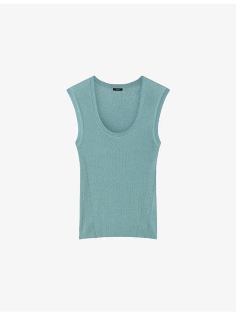 JOSEPH Alaou Ribbed Knitted Tank Top