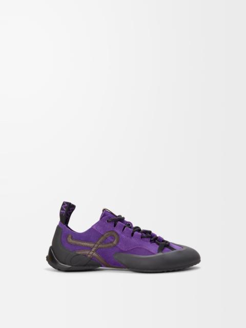 Loewe Grip sneaker in calfskin suede