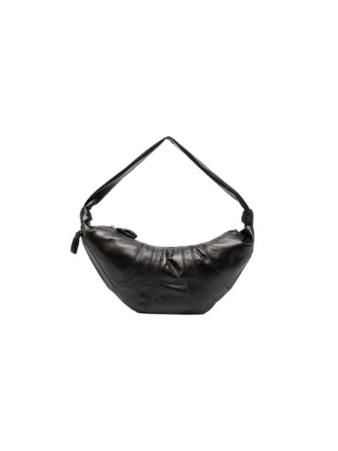 Lemaire Unisex Large Croissant Bag "Shiney DARK CHOCOLATE" BG0000 LL095 BR490