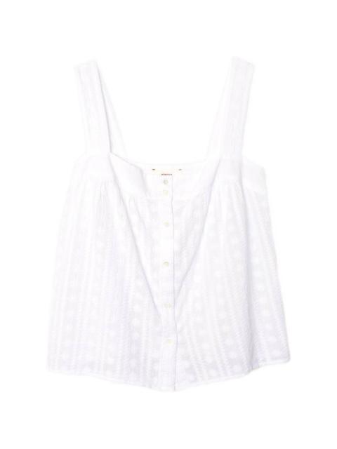 XÍRENA square-neck top