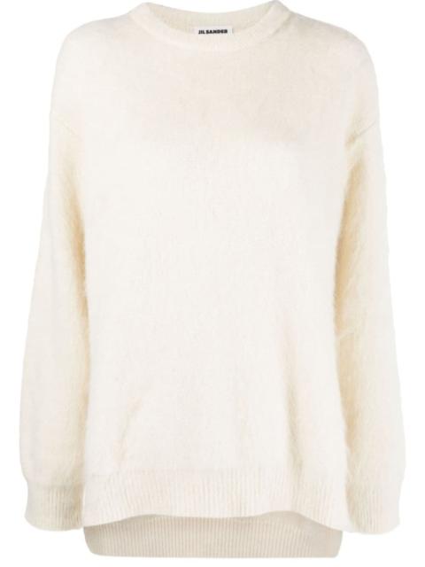 Jil Sander long-sleeved textured-finish jumper