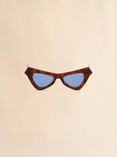 Marni TORTOISESHELL FAIRY POOLS HAVANA ACETATE SUNGLASSES