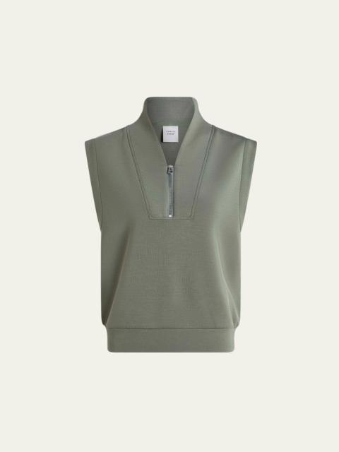 VARLEY Loretta Half-Zip Sleeveless Sweatshirt