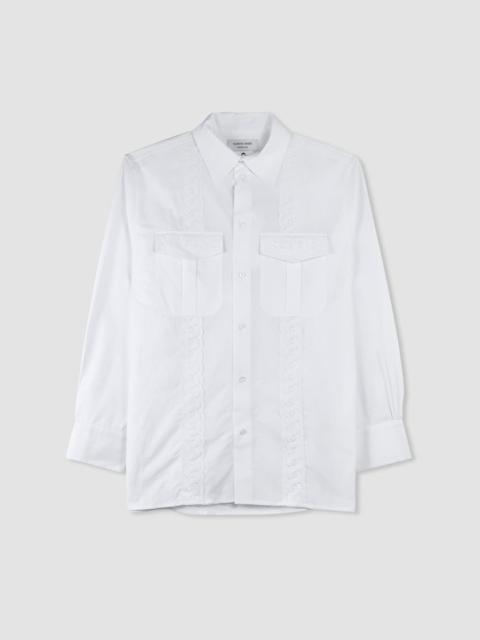 Upcycled linen shirt