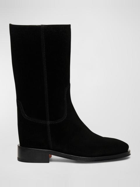Fleeces Suede Tall Ranch Boots