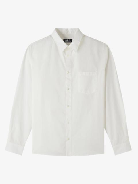 A.P.C. CLÉMENT SHIRT - DYED COTTON POPLIN
