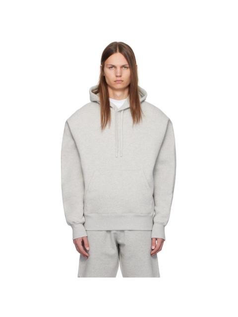 AMI Paris Gray Ami de Coeur Hoodie