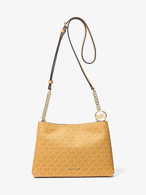 MICHAEL KORS Christina Small Signature Logo Crossbody Bag