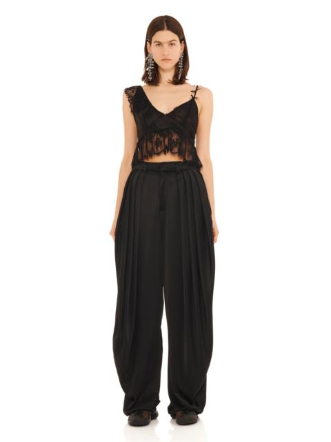 Collina Strada BLACK SATIN SIMONE PANT