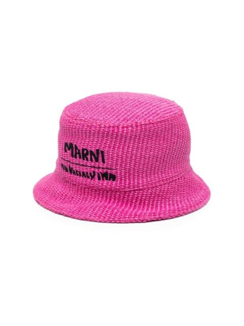 Marni woven bucket hat