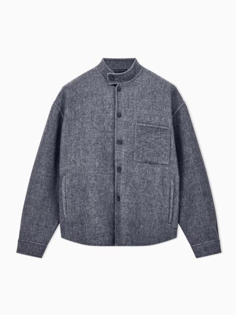 GIORGIO ARMANI SHIRT OVERSIZED IN SILK AND CASHMERE
