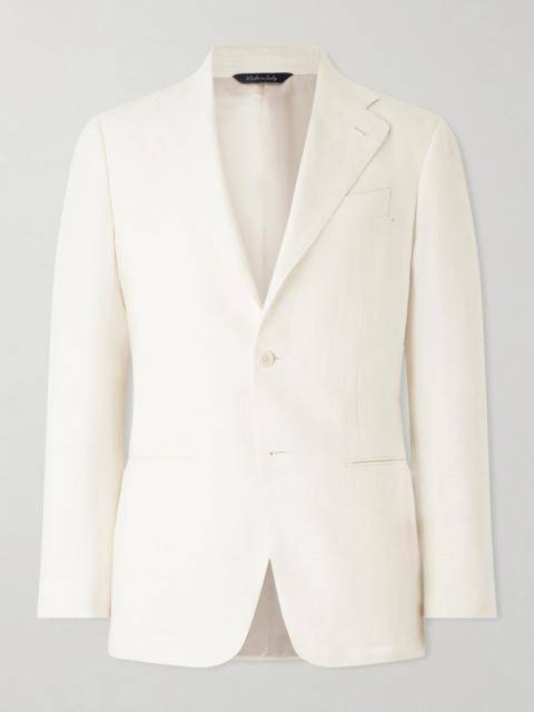 SAMAN AMEL Linen Suit Jacket