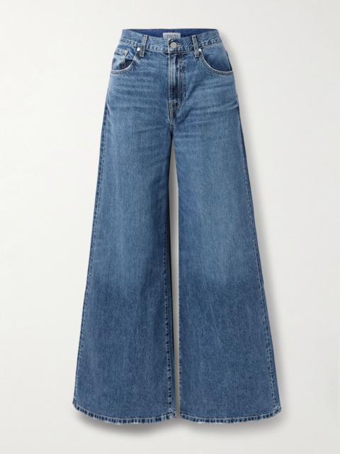 TWP Tall Tiny Dancer high-rise wide-leg jeans Mid denim