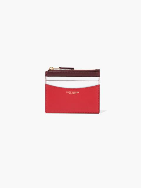 Marc Jacobs THE SLIM 84 COLORBLOCK ZIP CARD CASE
