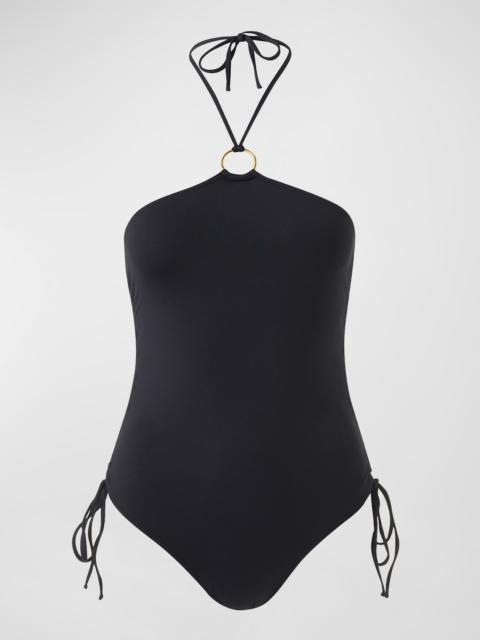 MELISSA ODABASH Madeira Halter One-Piece Swimsuit
