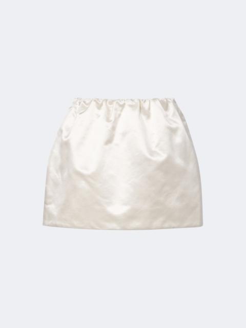 POSSE Verity cotton and silk satin miniskirt