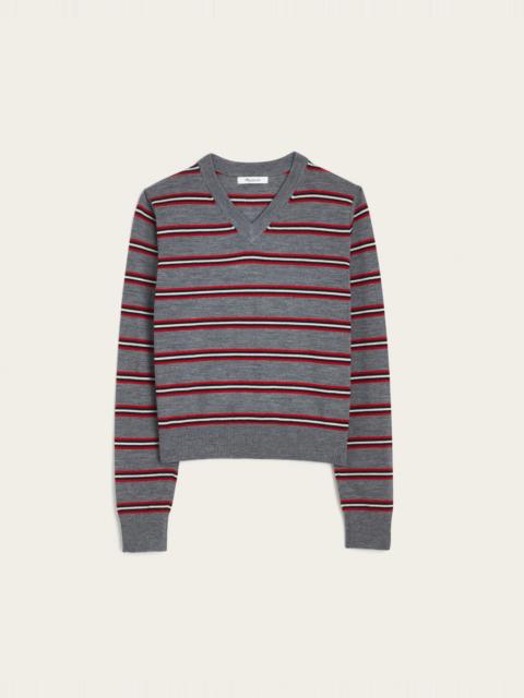 Madewell V-Neck Sweater in 100% Merino Wool