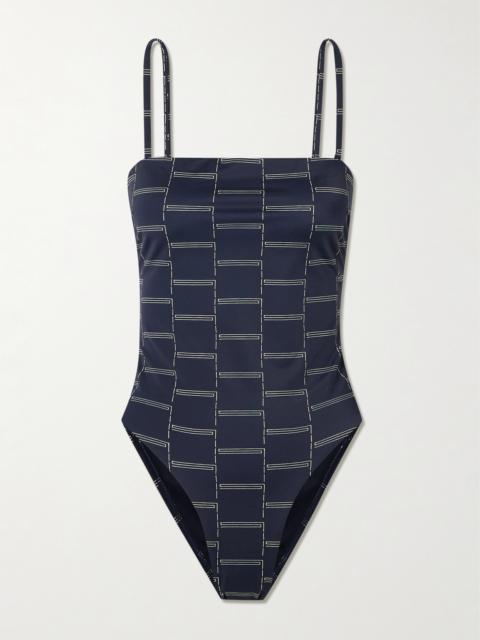 MATTEAU Petite Square Printed Swimsuit