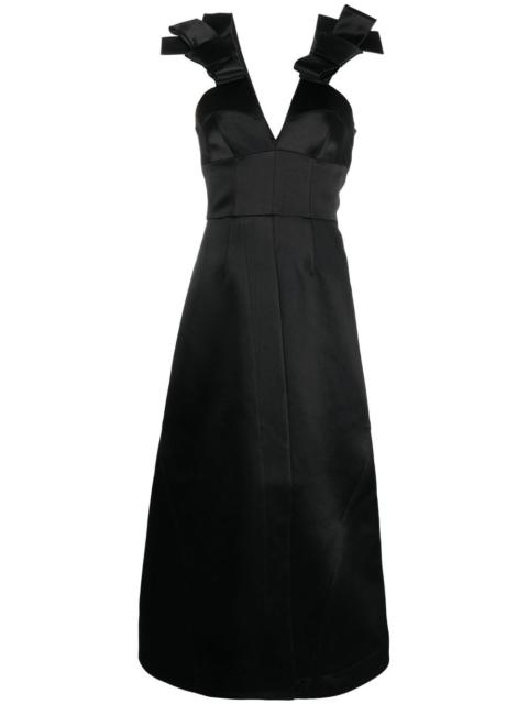 Jil Sander bow-detail midi dress