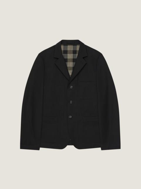Givenchy SINGLE-BREASTED DECONSTRUCTED JACKET IN COTTON