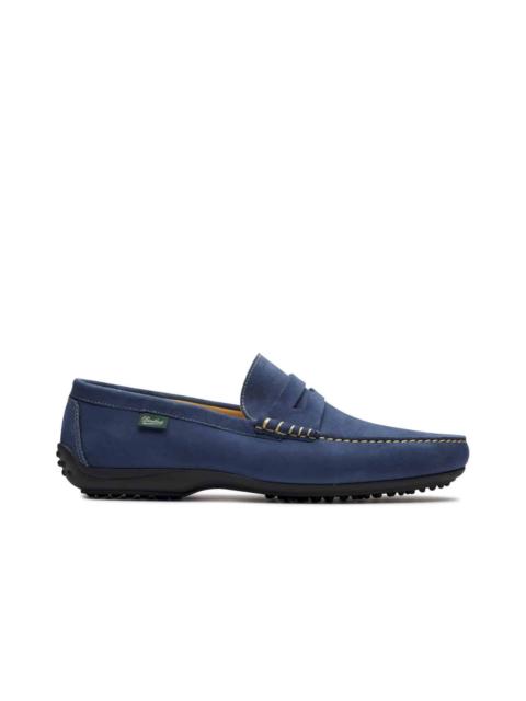 Paraboot Cabrio Blue Velvet - Rubber Sole