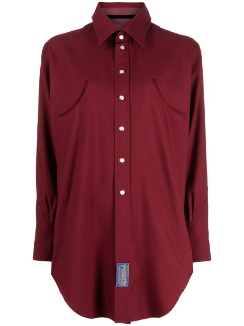 Maison Margiela Pendleton reversible wool shirt
