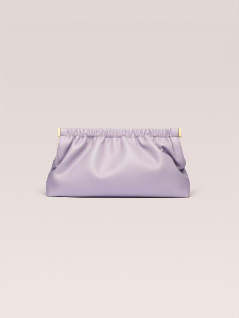 Nanushka THE BAR CLUTCH - Vegan nappa leather clutch bag - Lilac