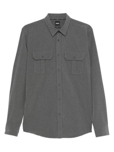 BOSS point-collar shirt