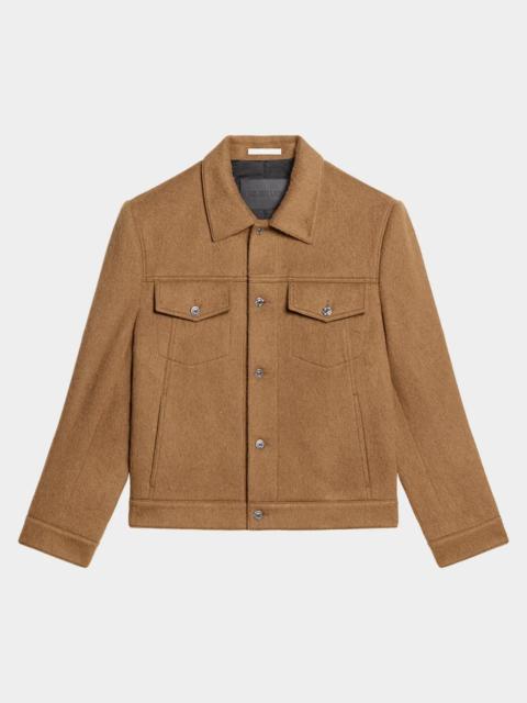 Helmut Lang Men's Wool Trucker Jacket