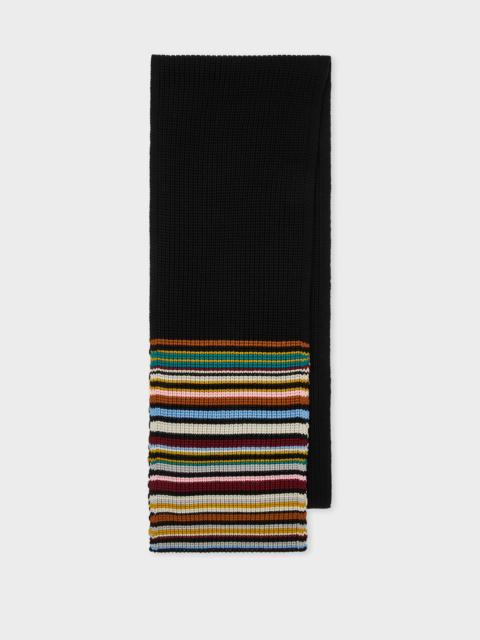 Paul Smith Women's Merino Wool 'Signature Stripe' Scarf