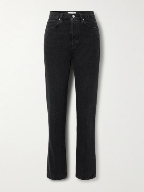 FRAME The Vertical High-rise Straight Jeans