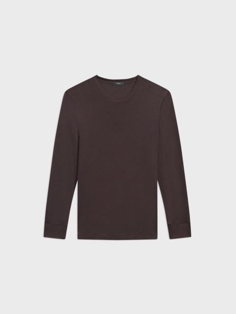 Theory Essential Long-Sleeve Tee in Anemone Modal Jersey