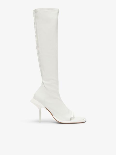 Sportmax DREAM Stretch nappa-leather thong boots