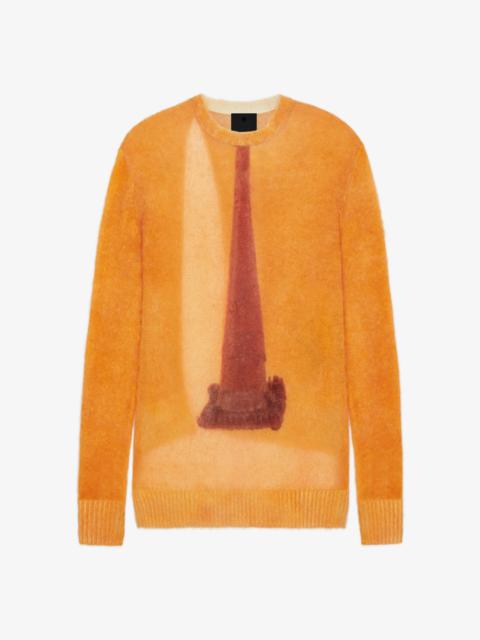 Givenchy OVERSIZED SWEATER IN WOOL WITH CERAMIC PRINTS