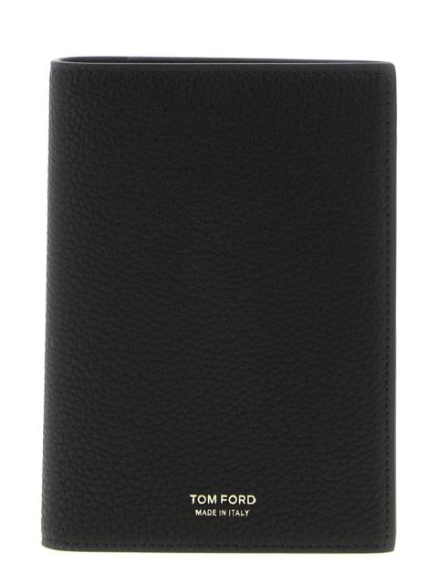 TOM FORD Hammered passport holder