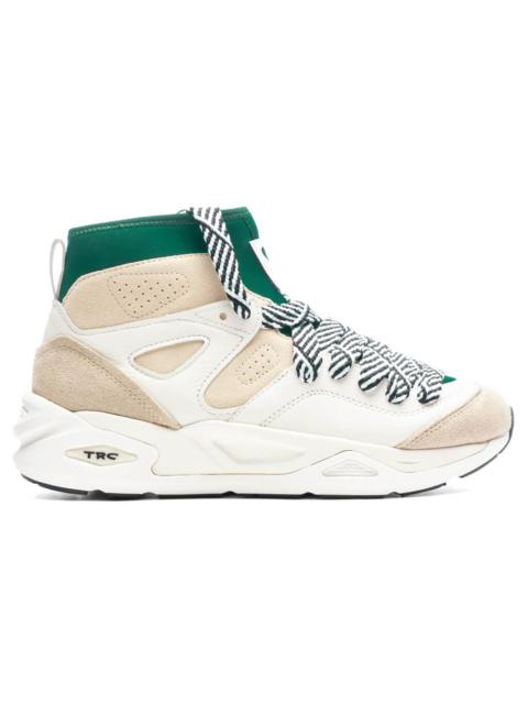 PUMA X AMI Blaze Mid-Top Sneaker Marshmallow and White Sand