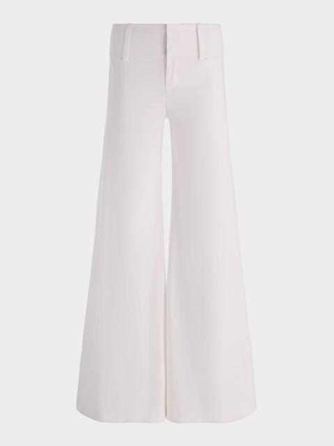 Alice + Olivia Olivia Low-Rise Wide-Leg Pants