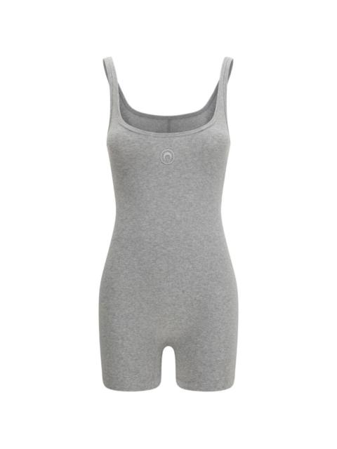 Marine Serre Moon-logo playsuit