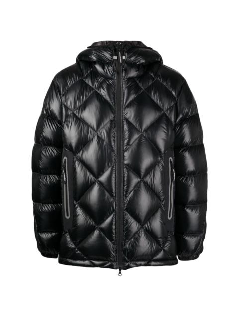 and Wander diamond-quilted padded jacket