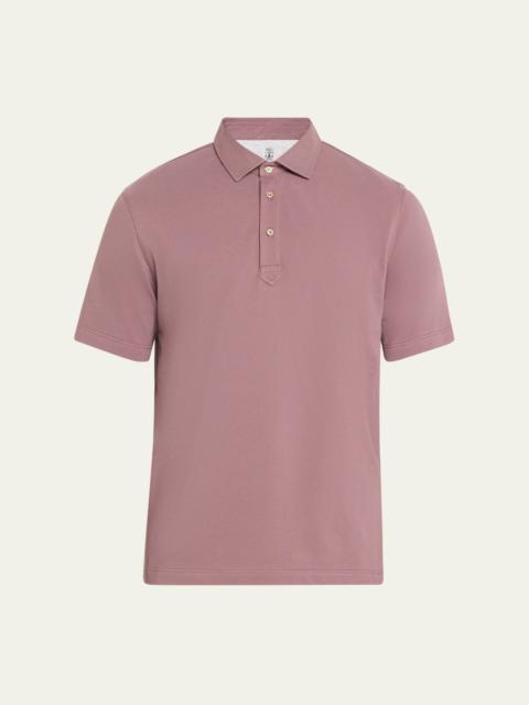 Men's Cotton Pique Polo Shirt