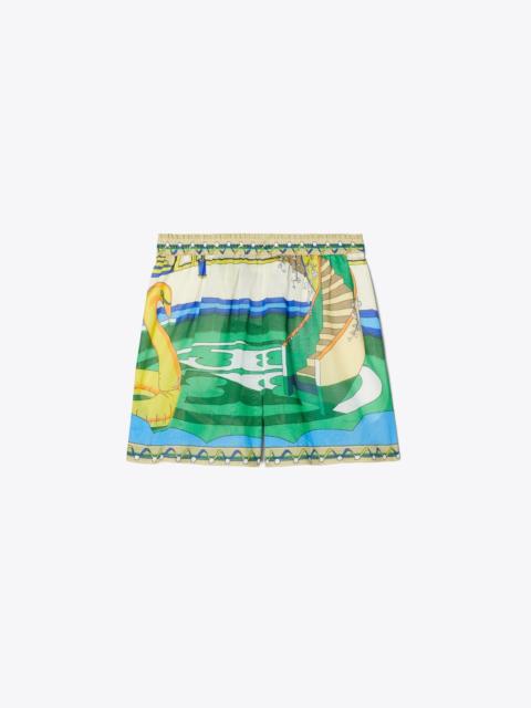 TORY BURCH Printed Camp Shorts