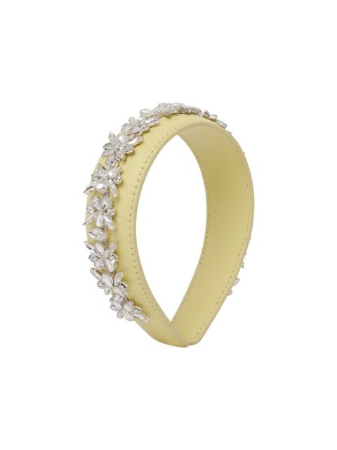 Zimmermann LEATHER CRYSTAL HEADBAND