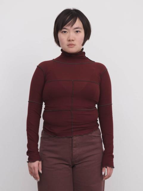 BASERANGE Cinder Turtleneck - Organic Cotton Rib