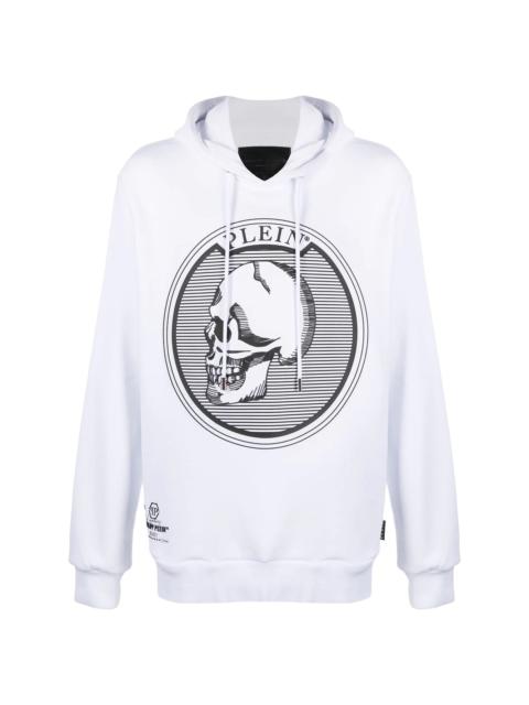 PHILIPP PLEIN outline skull-print hoodie