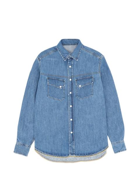 FORTELA Pasadena flap-pockets denim shirt