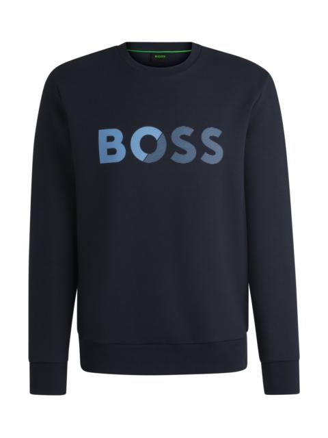 BOSS REGULAR-FIT SWEATSHIRT WITH LOGO PRINT