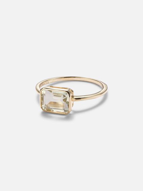 MATEO 14kt gold ring with amethyst